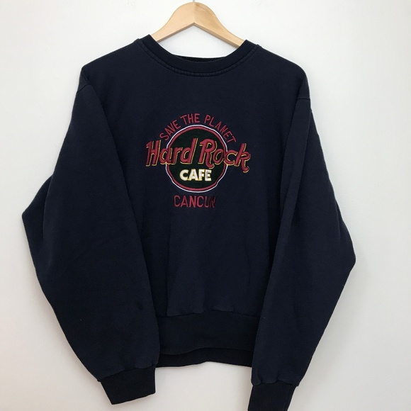 hard rock crew neck